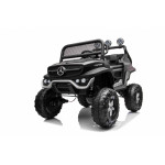 Elektrické autíčko - Mercedes UNIMOG - čierne